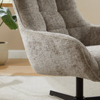 Sales Fever - Sessel Chenillestoff Hellgrau