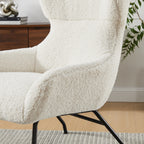 Sales Fever - Sessel und Hocker Set Teddyfell Beige