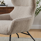 Sales Fever - Sessel und Hocker Set Teddyfell Taupe