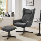 Sales Fever - Sessel und Hocker Cordoptik Grau