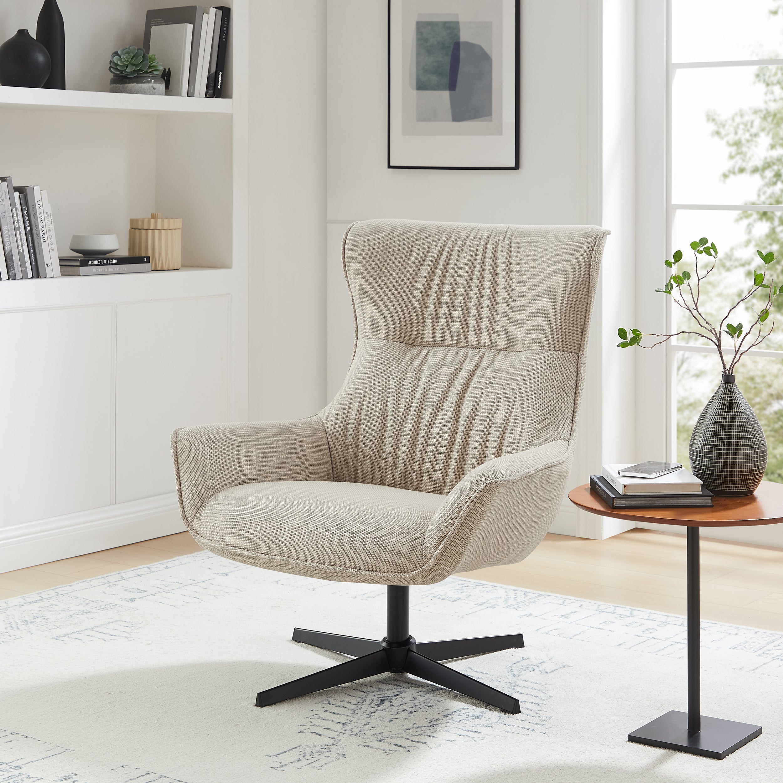 Sales Fever - Sessel Strukturstoff Beige