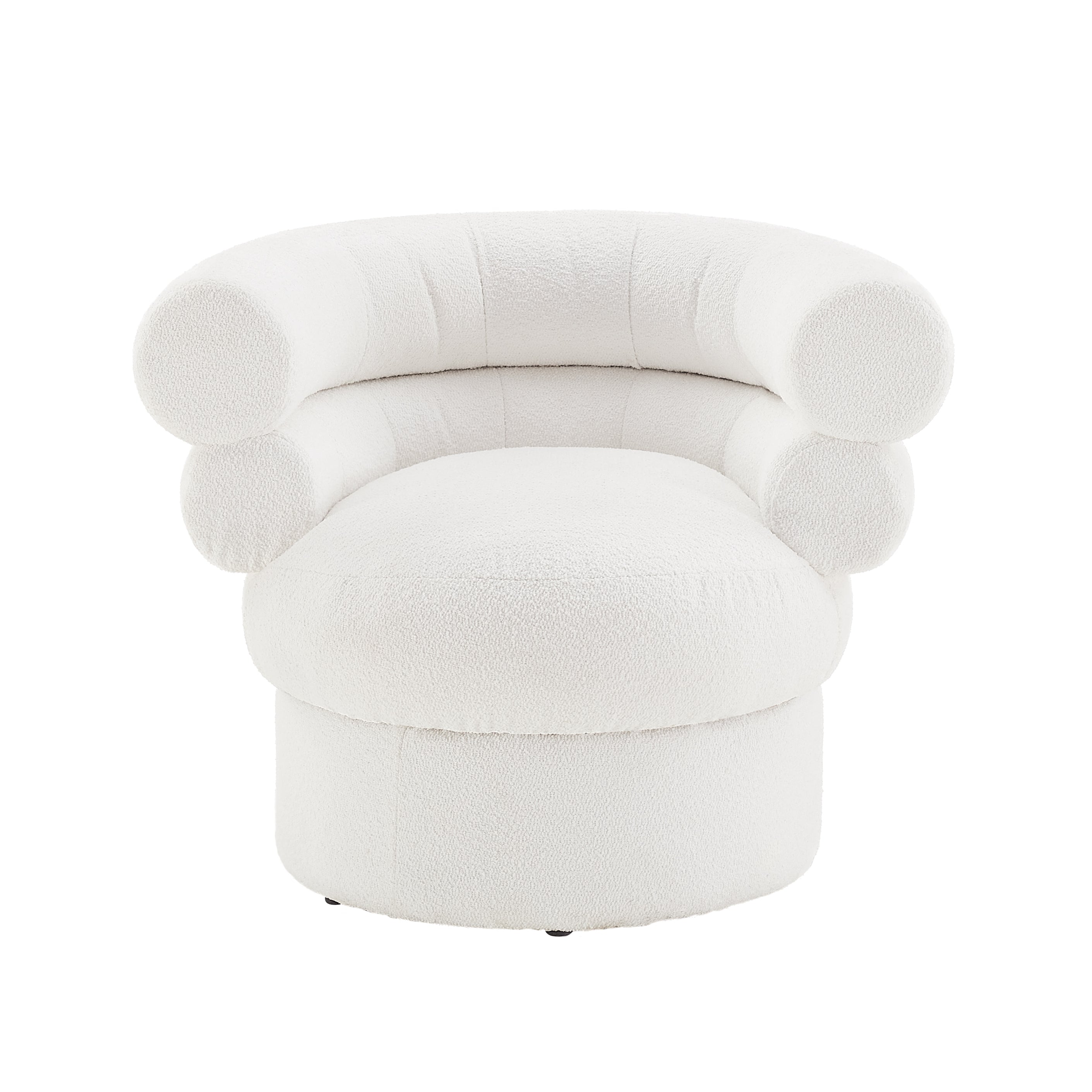 Sales Fever - Sessel Boucléstoff Weiß#