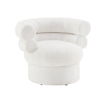 Sales Fever - Sessel Boucléstoff Weiß#