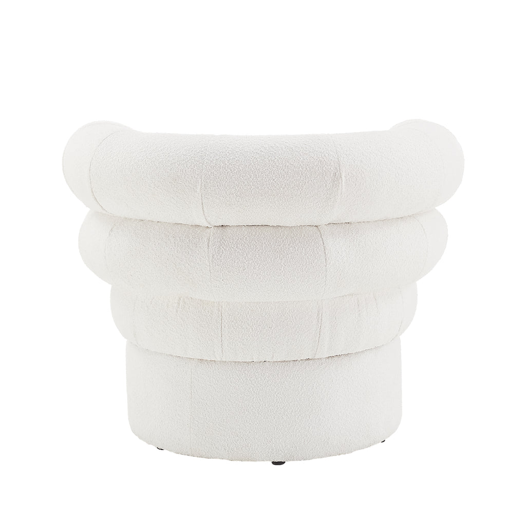 Sales Fever - Sessel Boucléstoff Weiß#