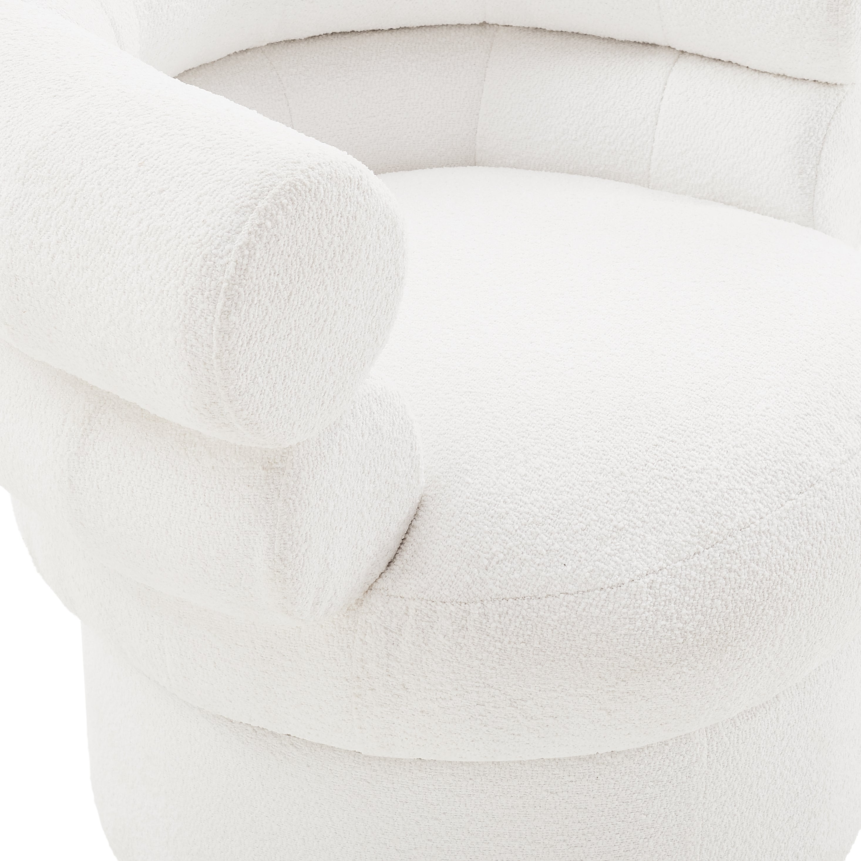 Sales Fever - Sessel Boucléstoff Weiß#