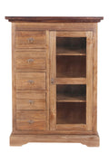 SEADRIFT Brotschrank – Natur, Platte kolonialfarbig
