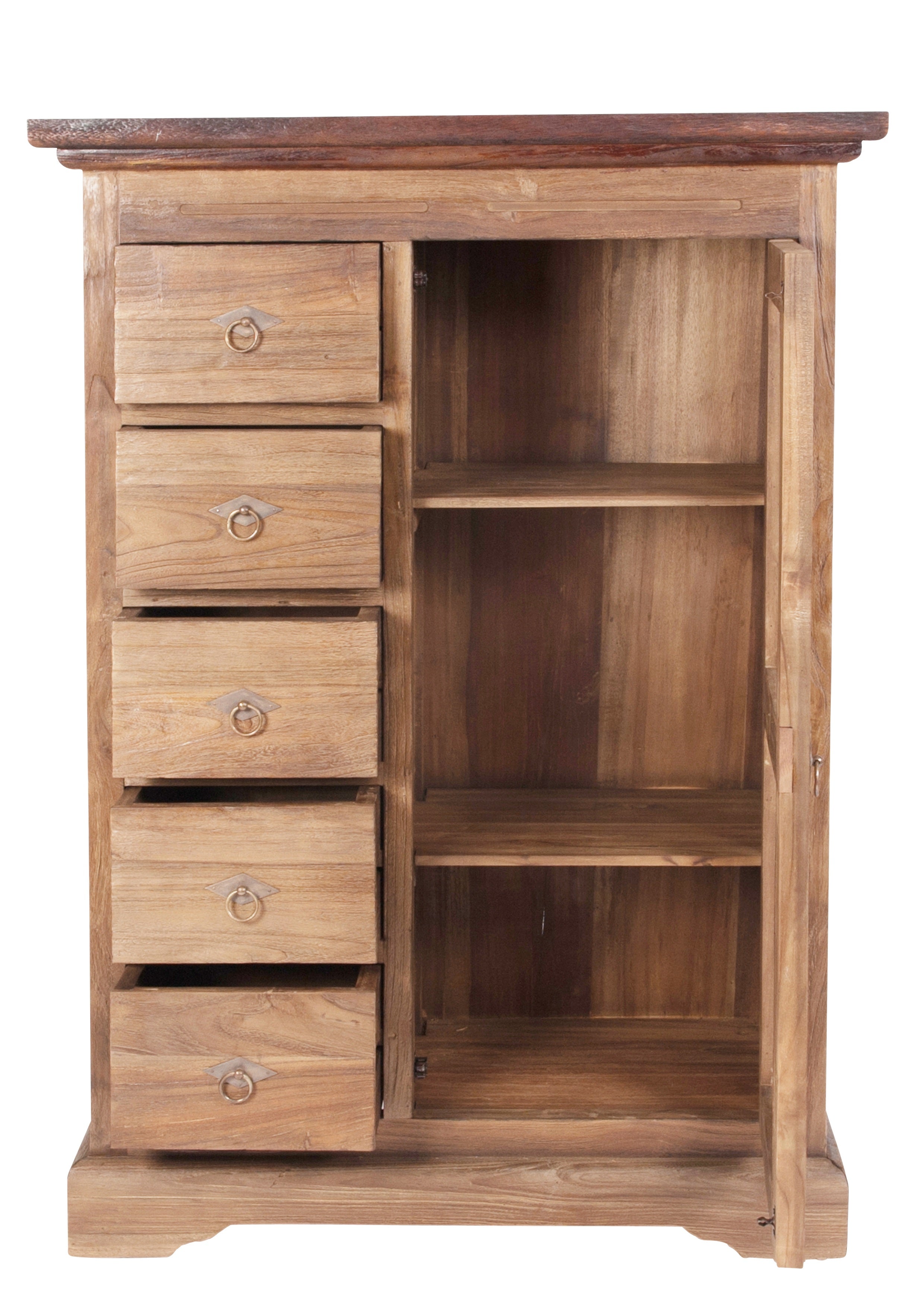 SEADRIFT Brotschrank – Natur, Platte kolonialfarbig – Bild 2