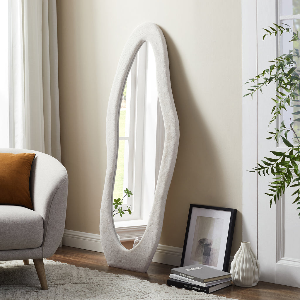 Sales Fever - Spiegel Kunstfell Beige 60x160 cm