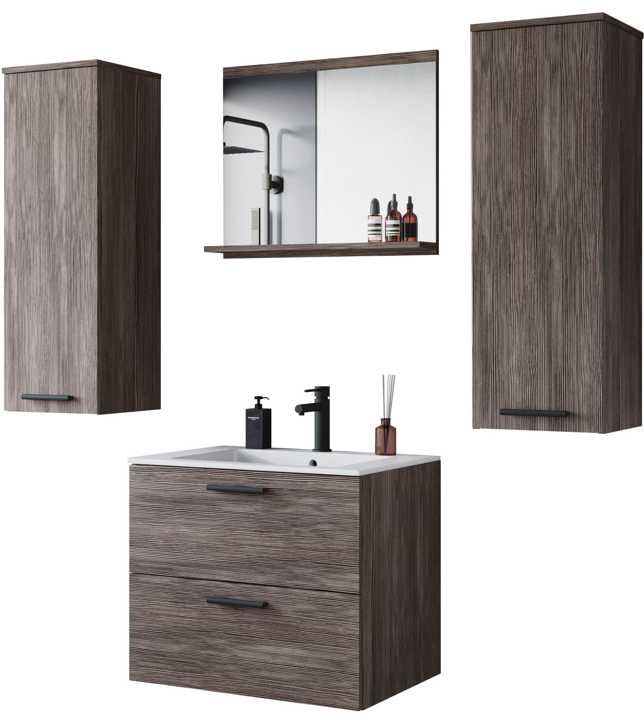 Badmöbel-Set PILA 4-teilig bodega