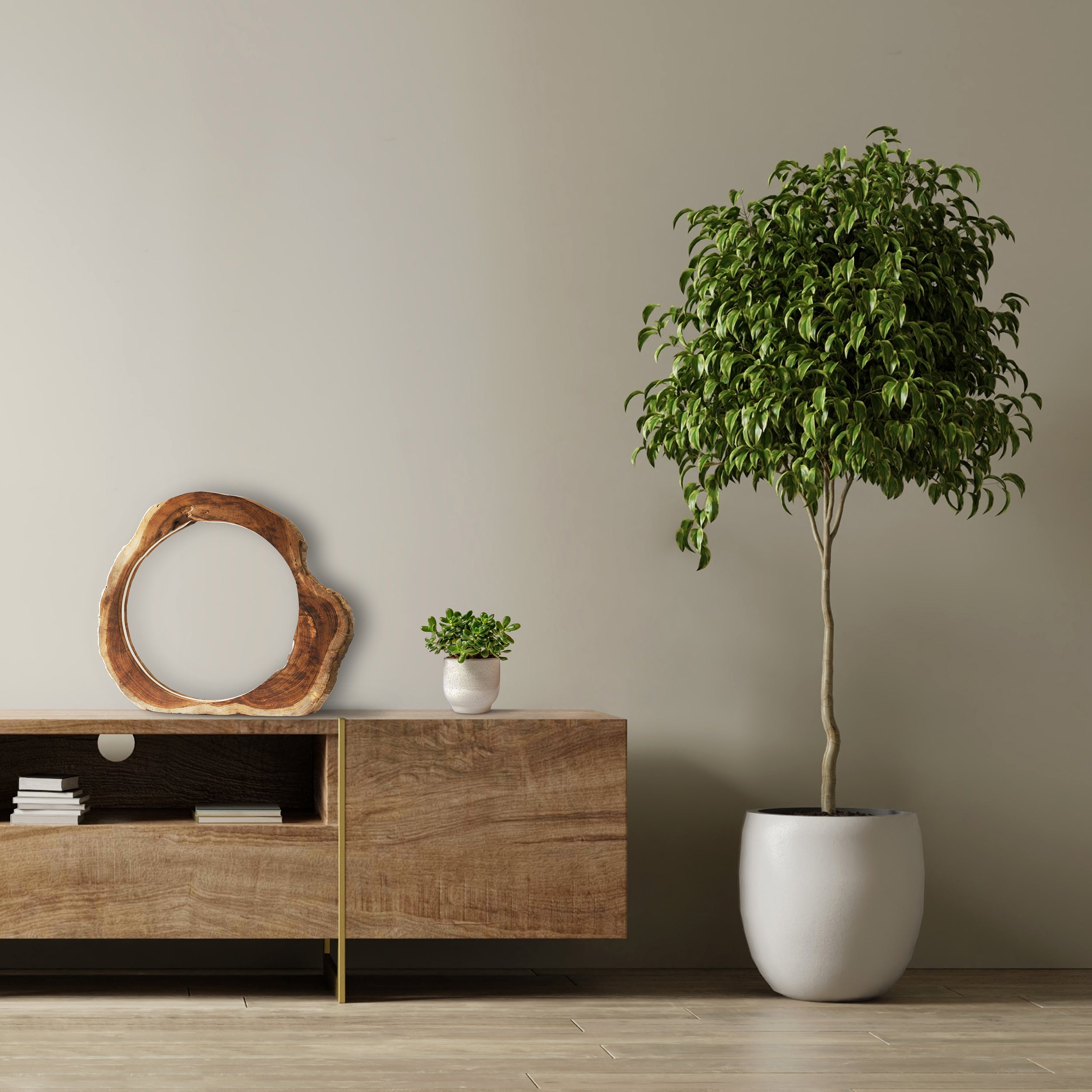 Sales Fever - Tischleuchte LED Treibholz Natur