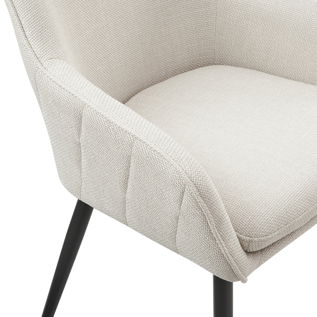 Sales Fever - Esszimmerstuhl Strukturstoff Beige