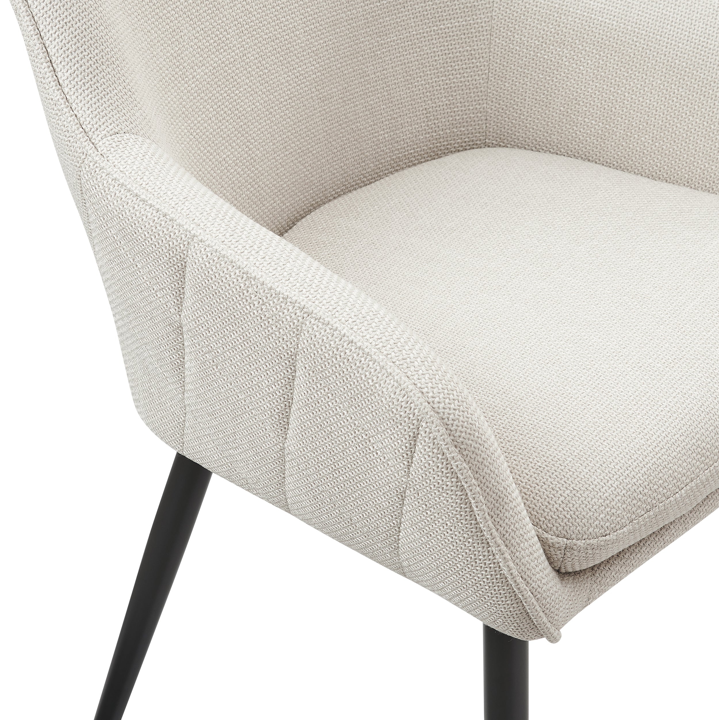 Sales Fever - Esszimmerstuhl Strukturstoff Beige
