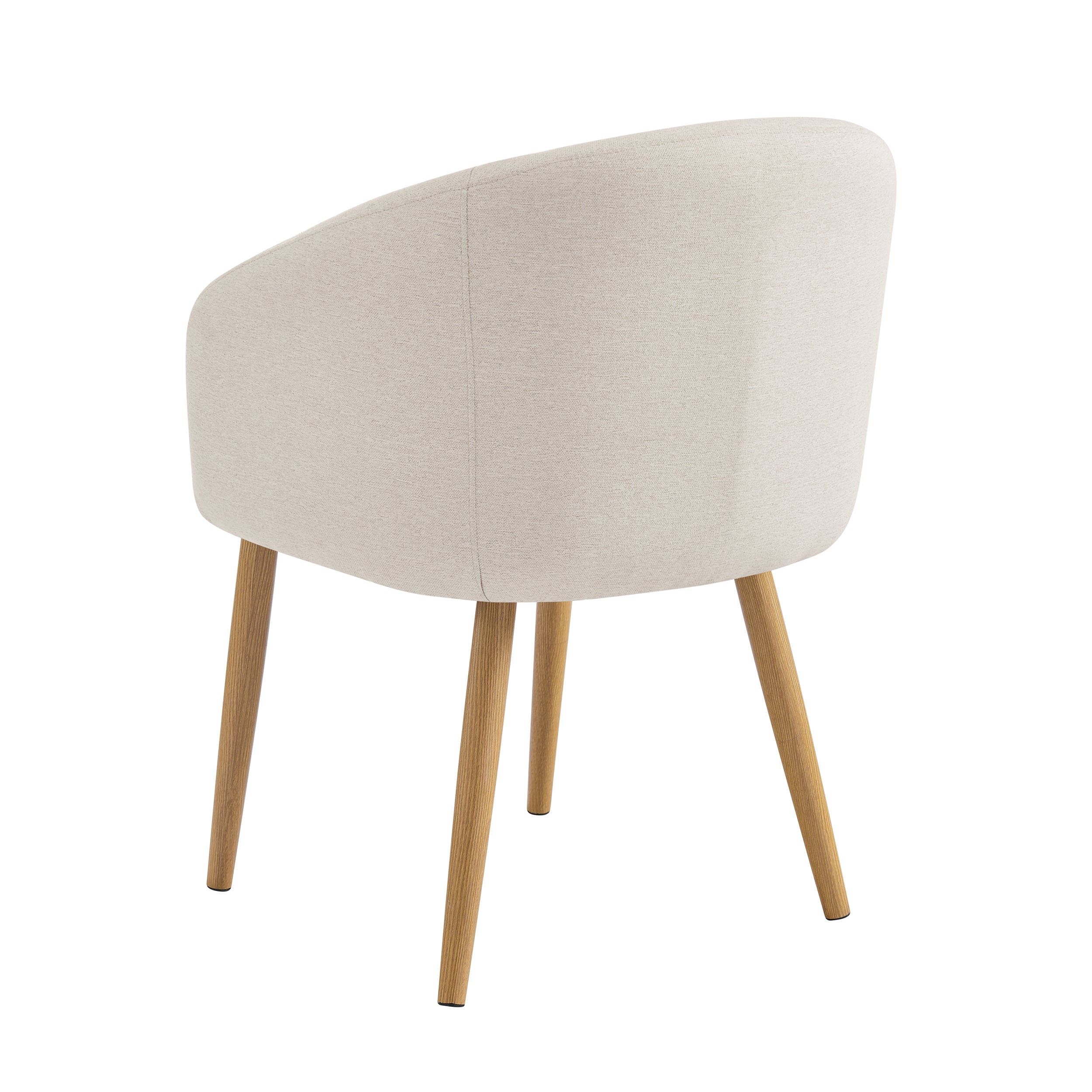 Sales Fever - Armlehnstuhl 2er Set Strukturstoff Beige#