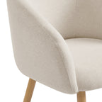 Sales Fever - Armlehnstuhl 2er Set Strukturstoff Beige#