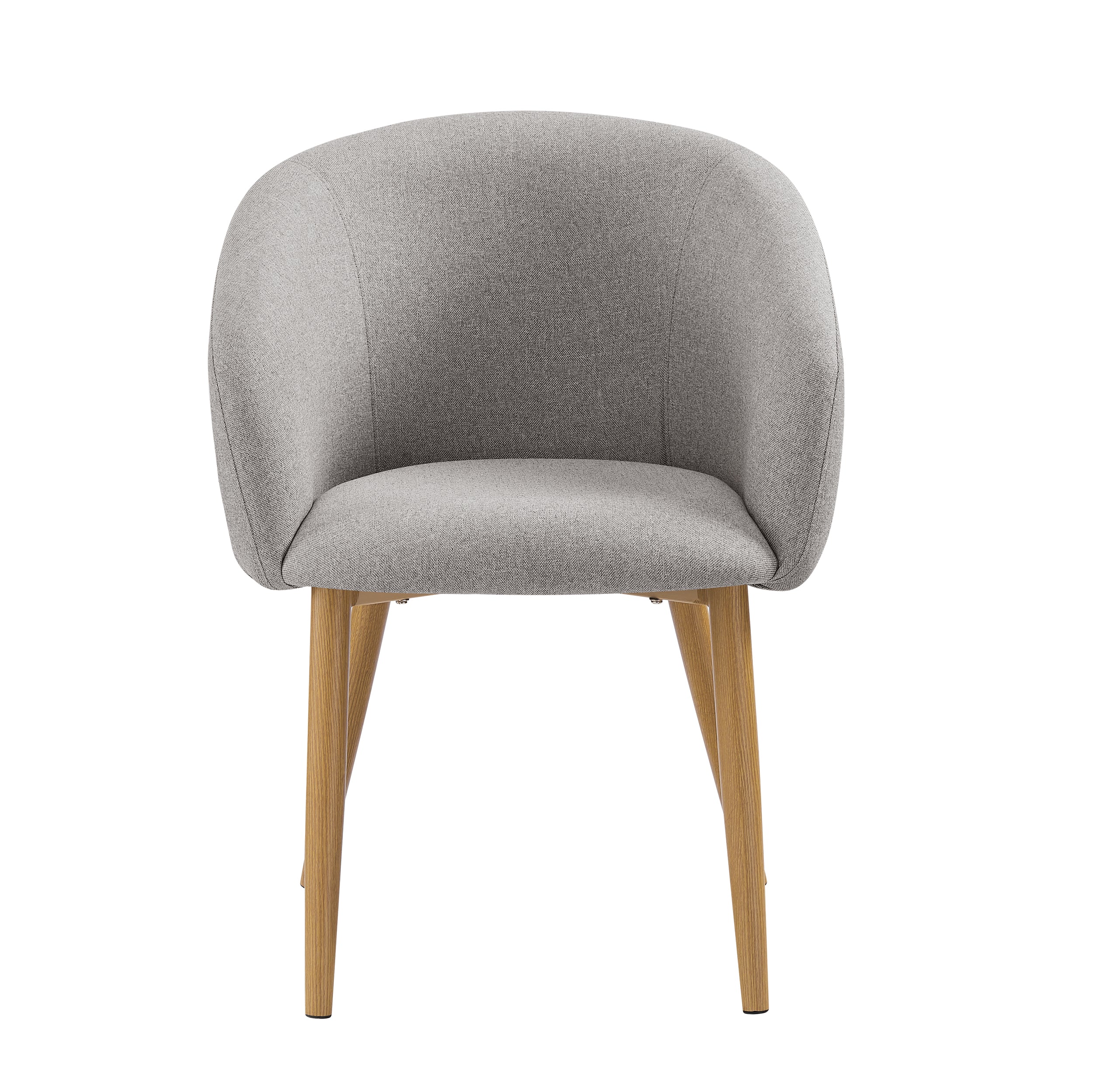 Sales Fever - Armlehnstuhl 2er Set Strukturstoff Taupe#