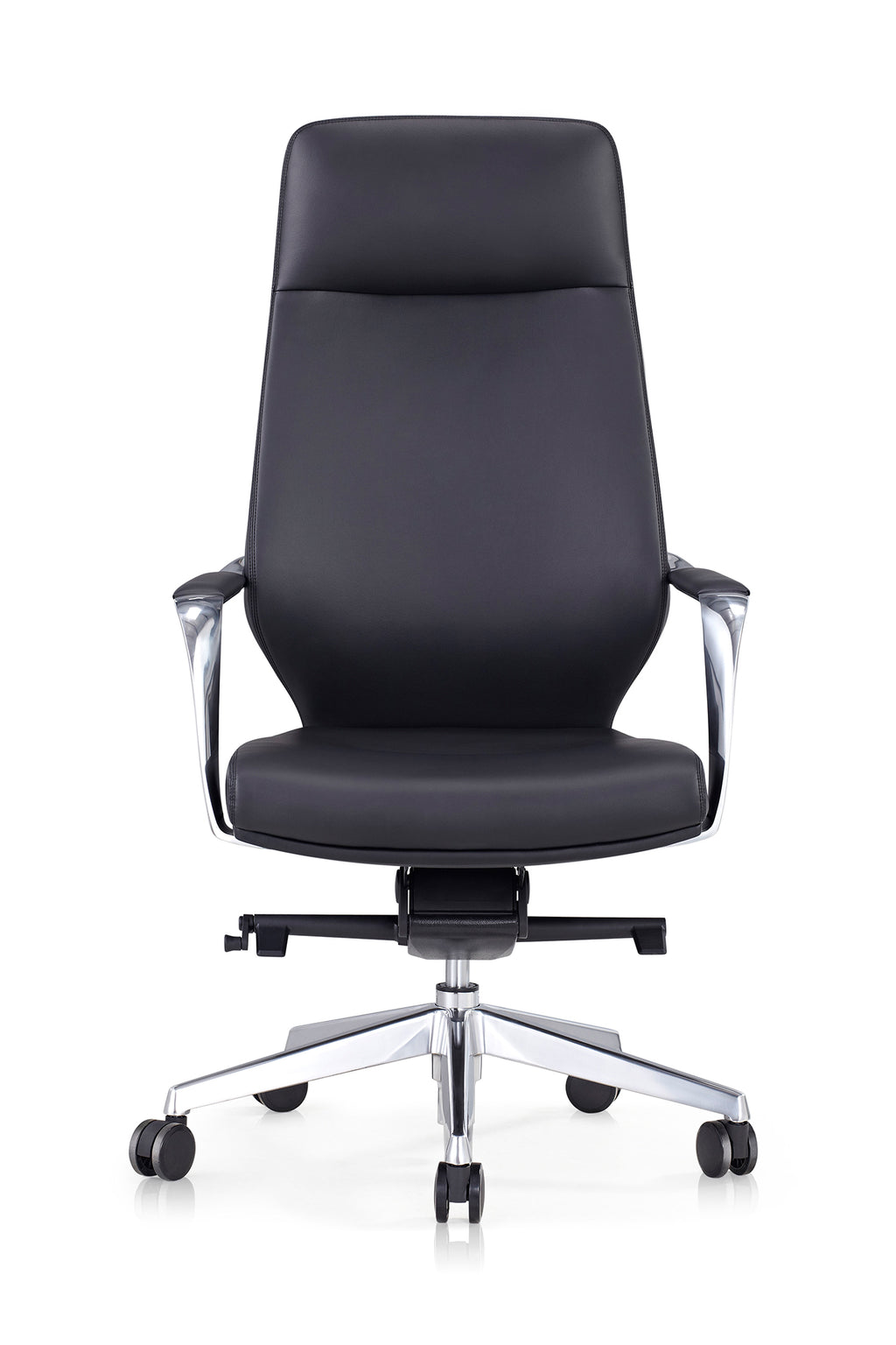 Sales Fever - Bürostuhl Kunstleder-Optik schwarz#
