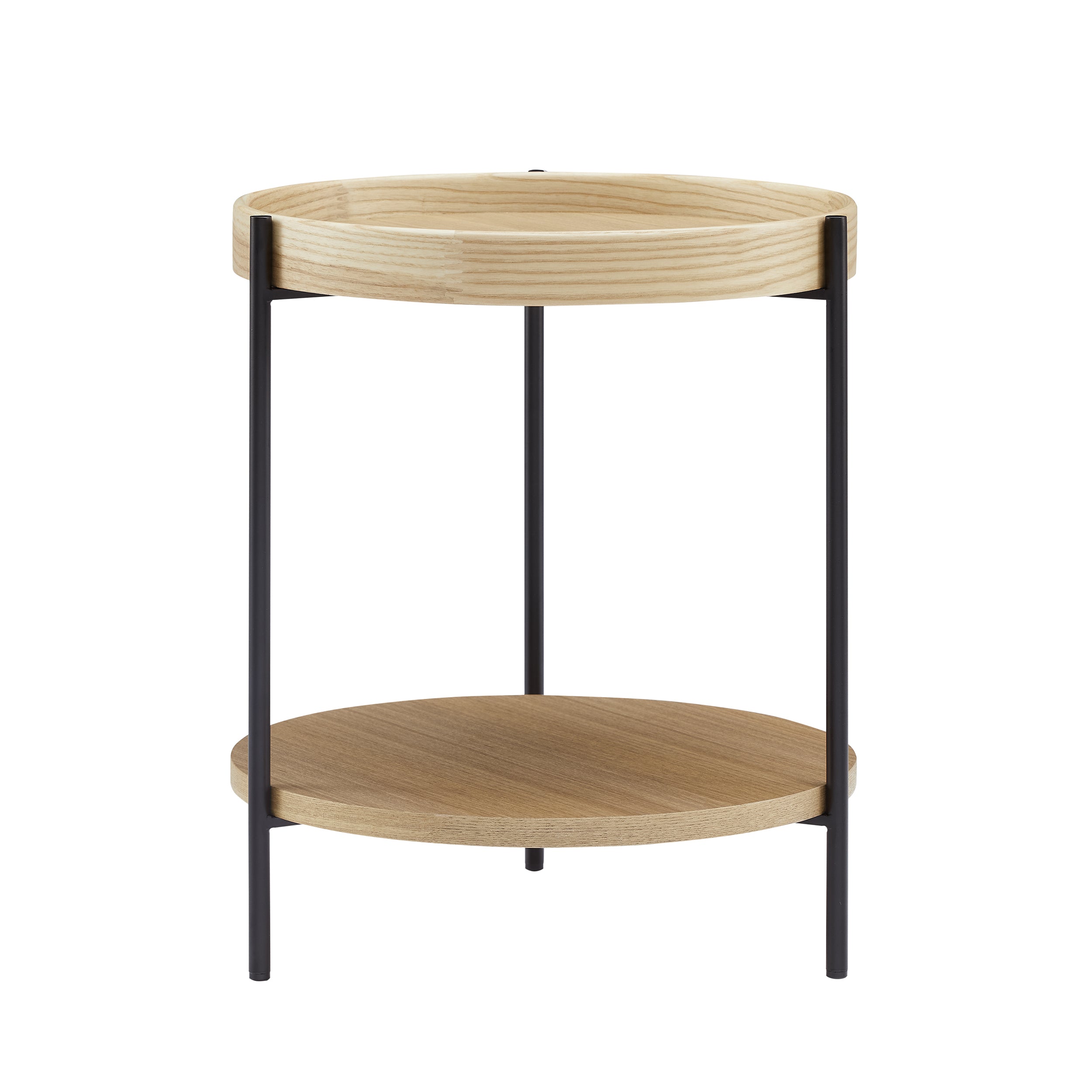 Sales Fever - Beistelltisch Ø 44 cm Eiche