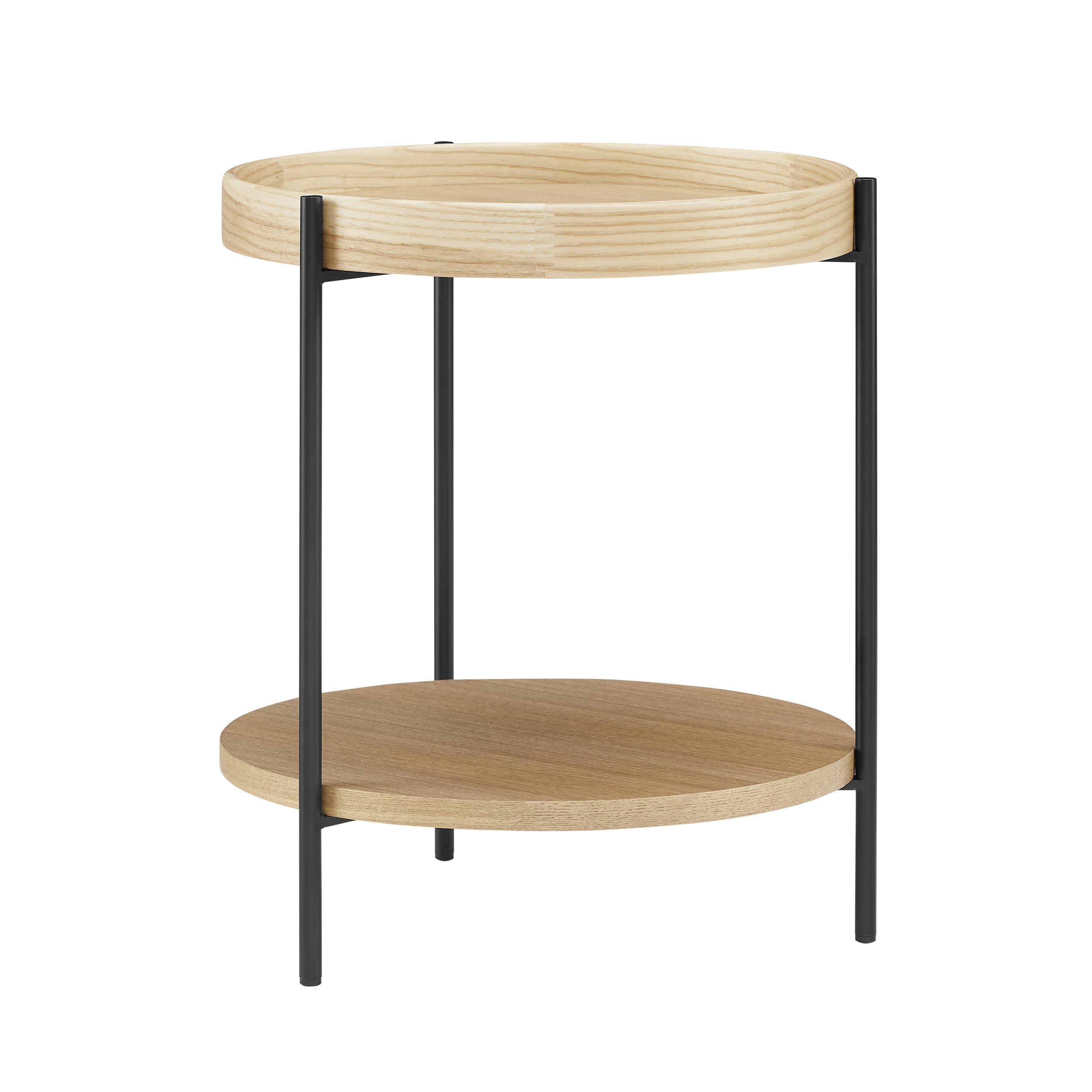 Sales Fever - Beistelltisch Ø 44 cm Eiche