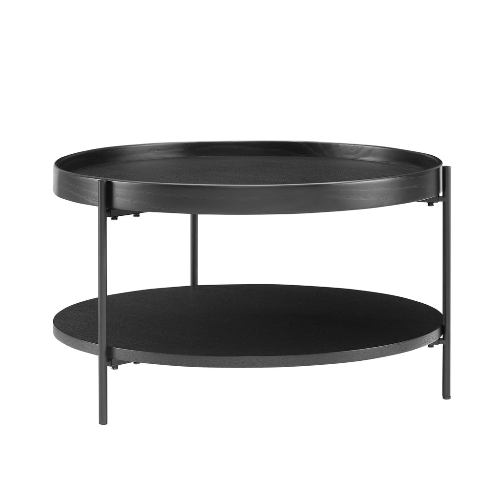 Sales Fever - Couchtisch Ø 69 cm Schwarz