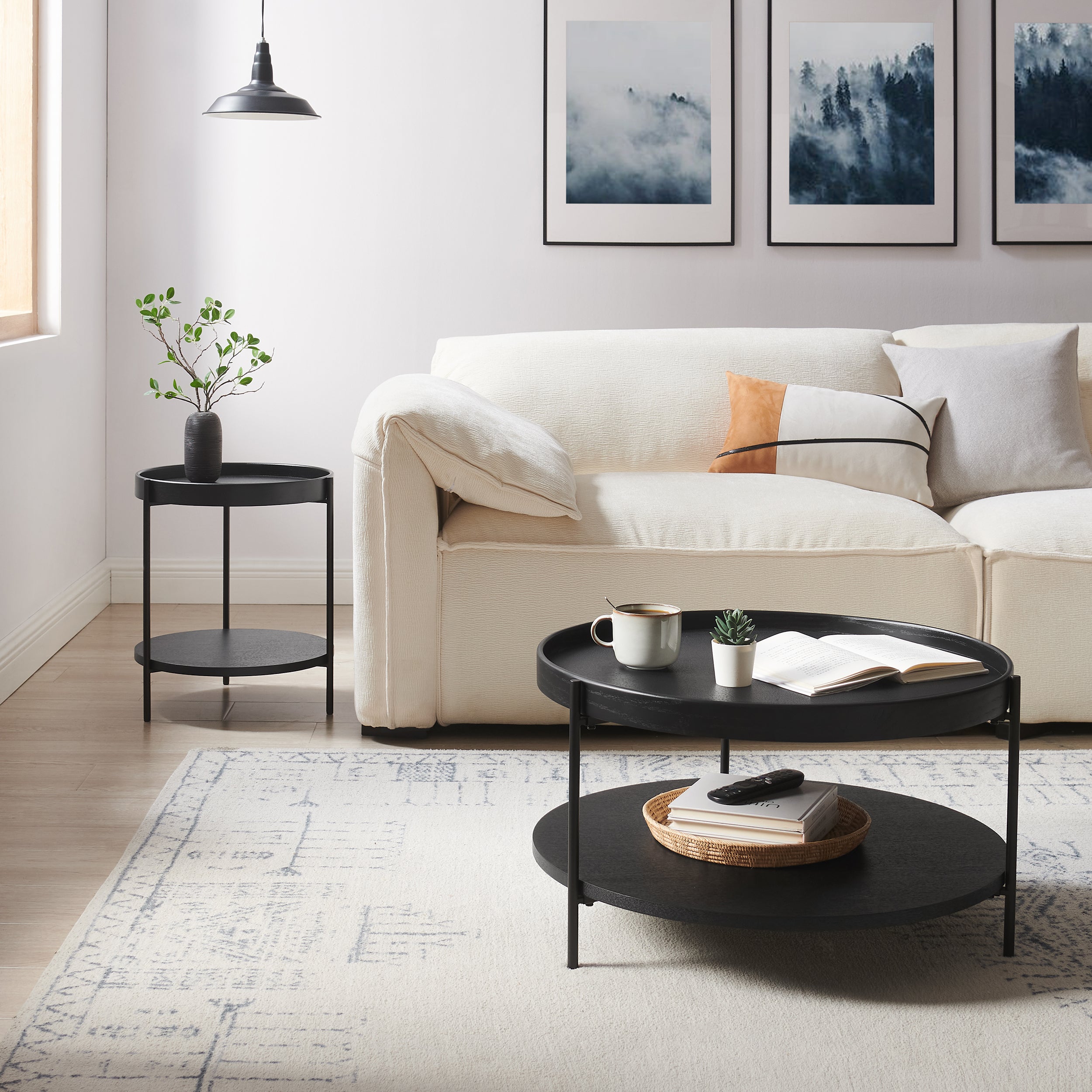 Sales Fever - Couchtisch Ø 69 cm Schwarz