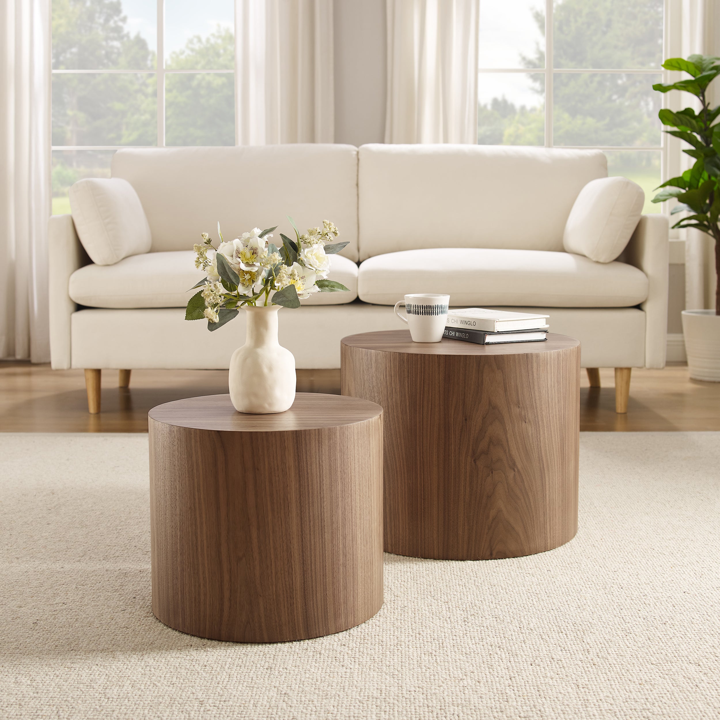 Sales Fever - Couchtisch 2er Set Walnuss