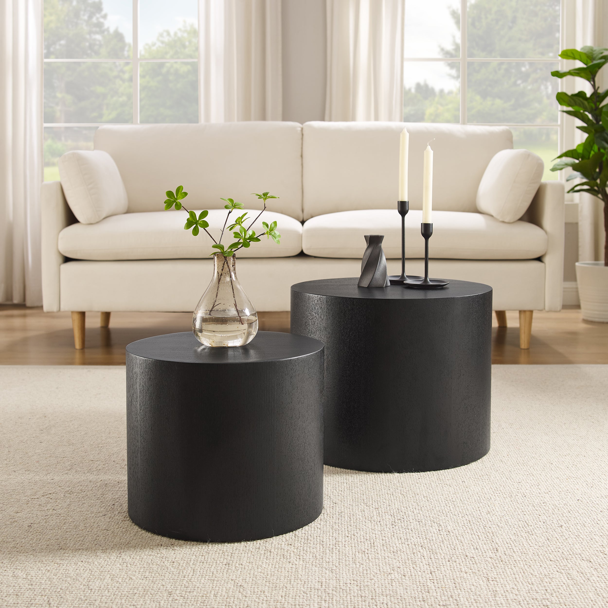 Sales Fever - Couchtisch 2er Set Schwarz