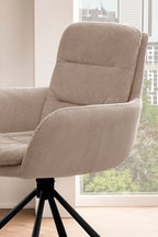 Sales Fever - Armlehnstuhl in Cord-Optik Beige