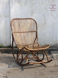 RATTAN Schaukelstuhl – Natur