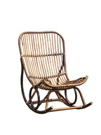 RATTAN Schaukelstuhl – Natur – Bild 3