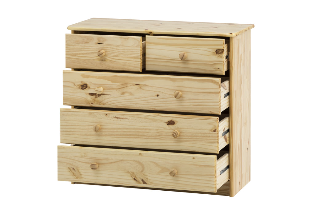 Möbilia - Kommode 81x35x75 cm natur