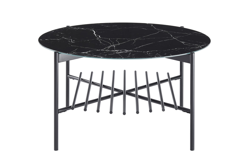 Sales Fever - Couchtisch Ø 84 cm Schwarz