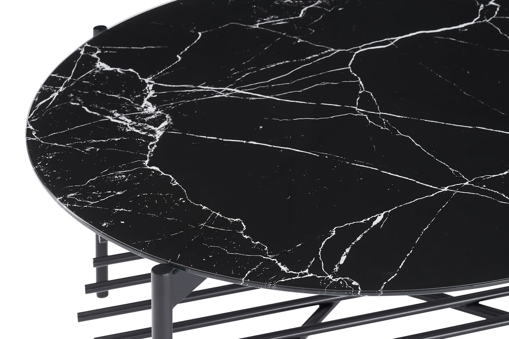 Sales Fever - Couchtisch Ø 84 cm Schwarz