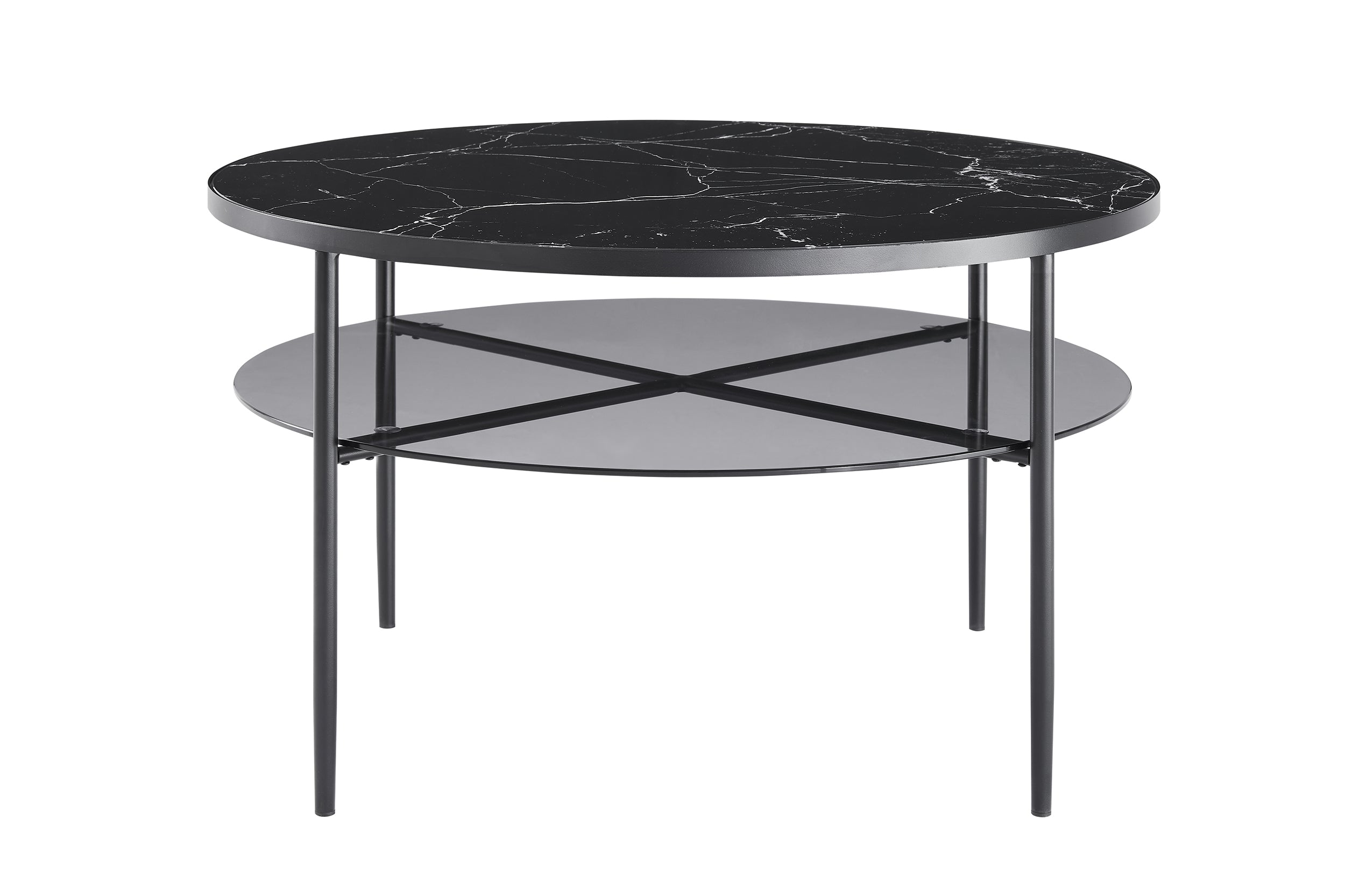 Sales Fever - Couchtisch Ø 81 cm Schwarz
