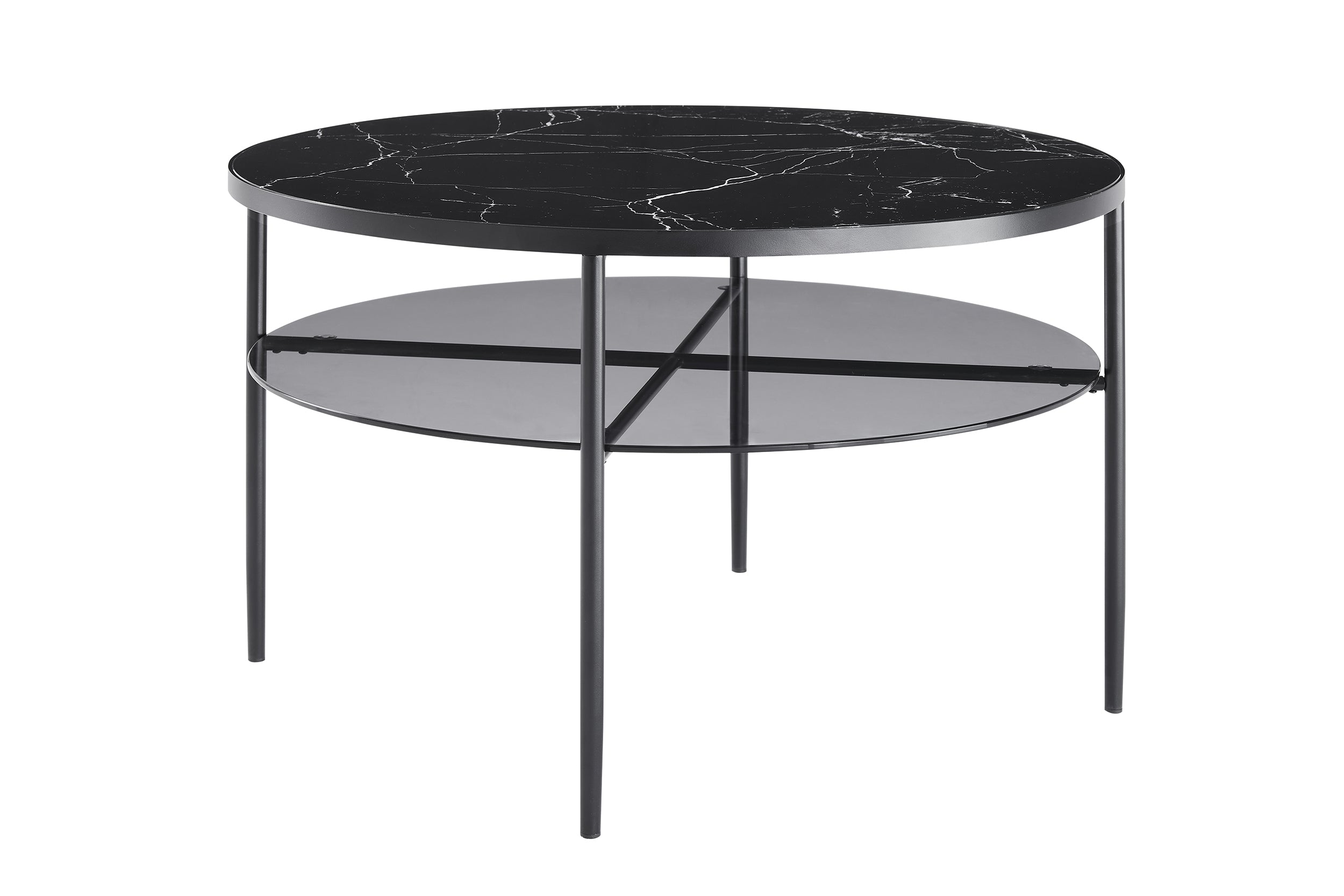 Sales Fever - Couchtisch Ø 81 cm Schwarz