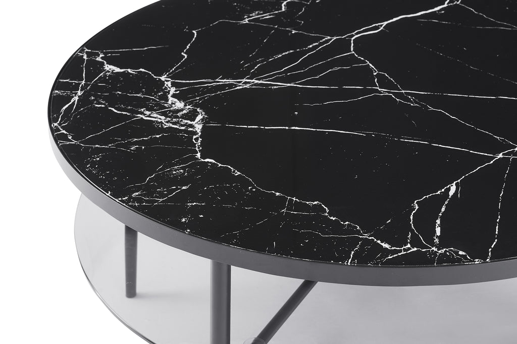 Sales Fever - Couchtisch Ø 81 cm Schwarz