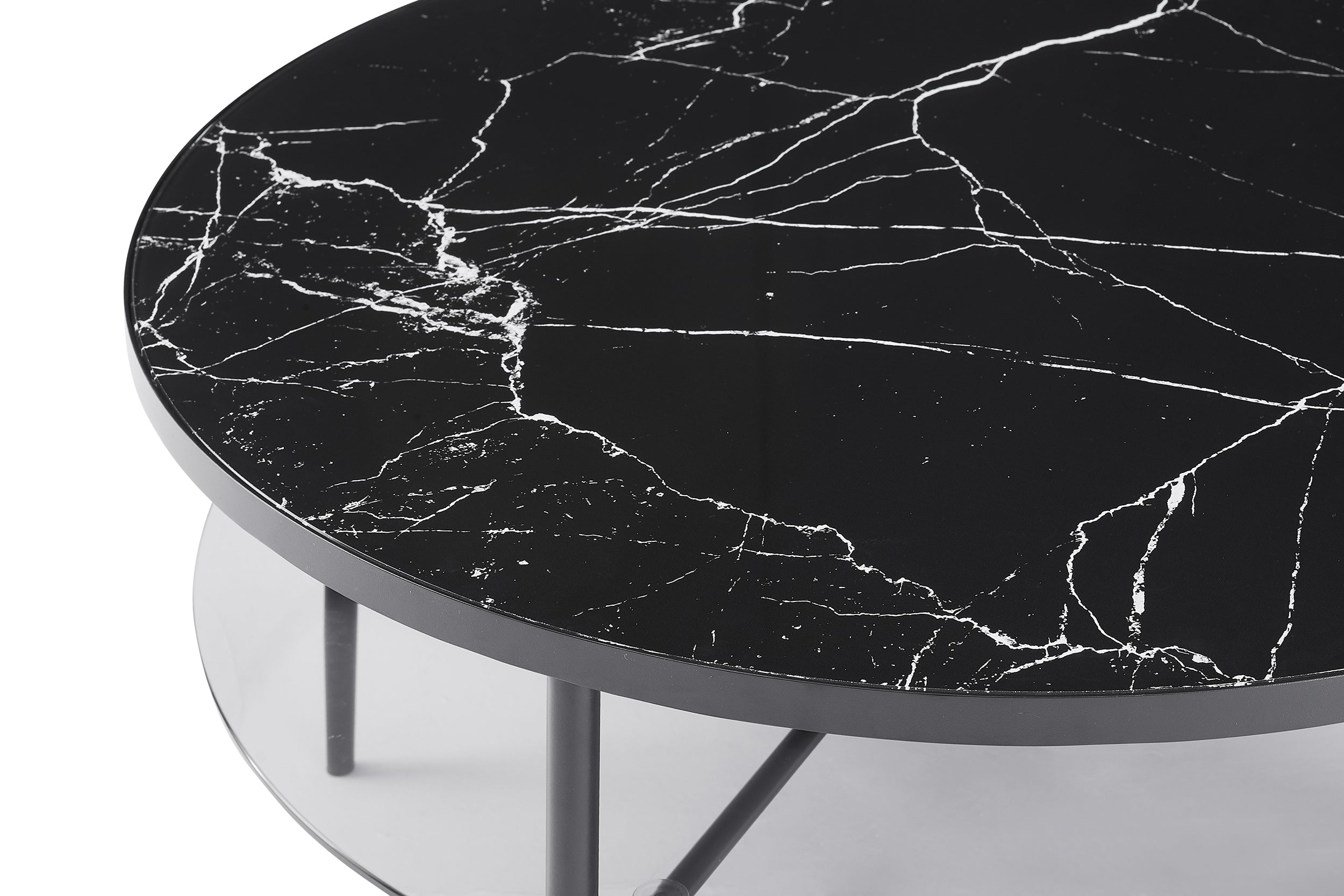 Sales Fever - Couchtisch Ø 81 cm Schwarz