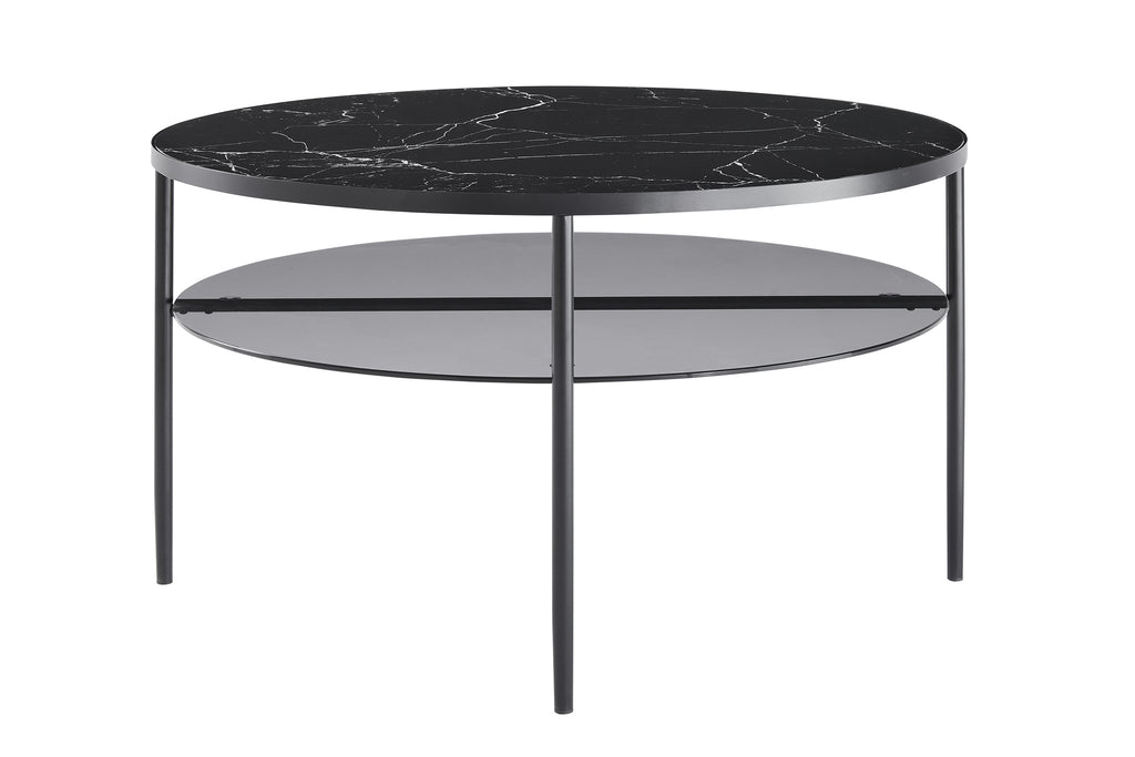 Sales Fever - Couchtisch Ø 81 cm Schwarz