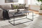 Sales Fever - Couchtisch 110x55 cm Schwarz
