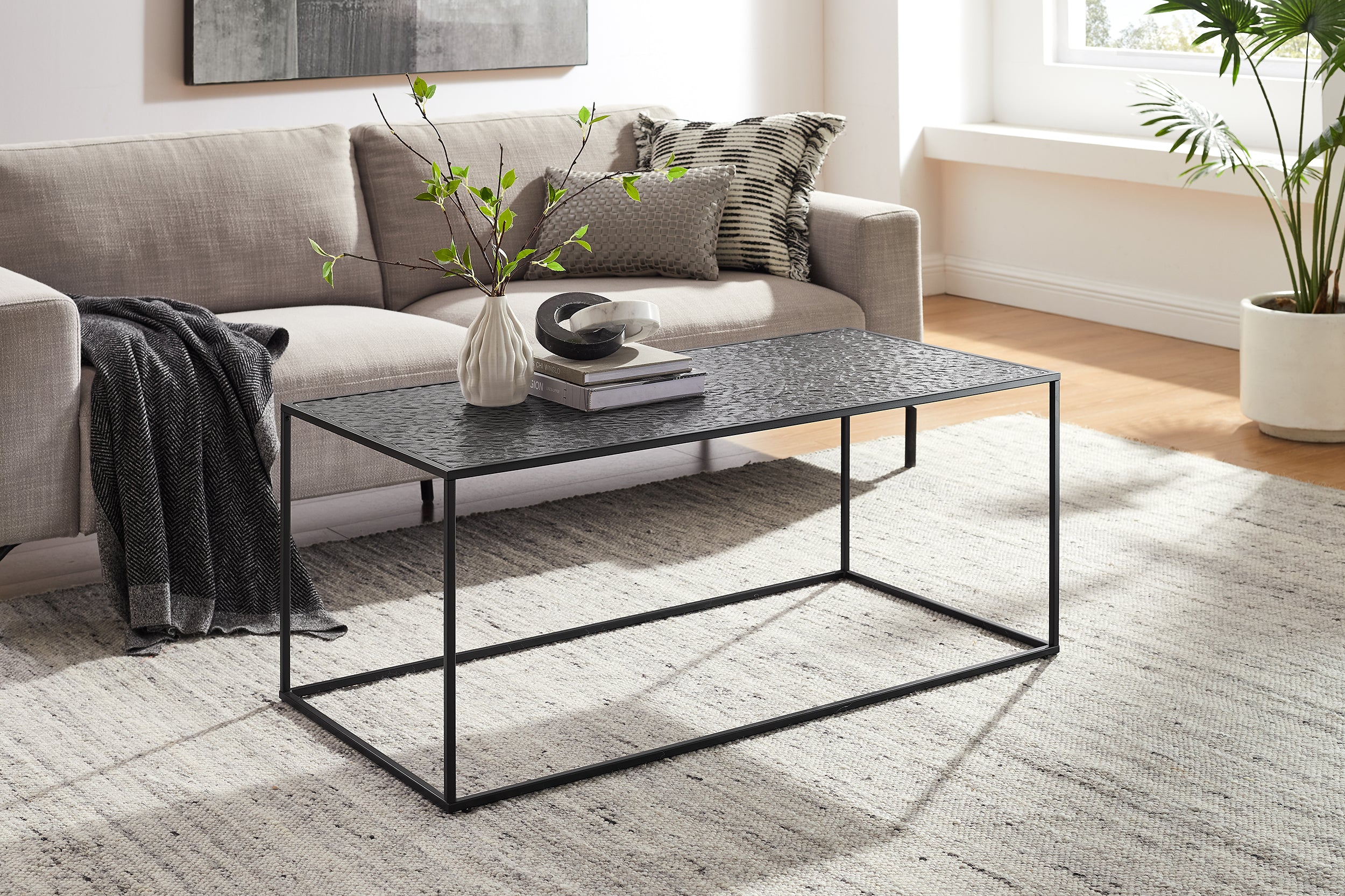 Sales Fever - Couchtisch 110x55 cm Schwarz