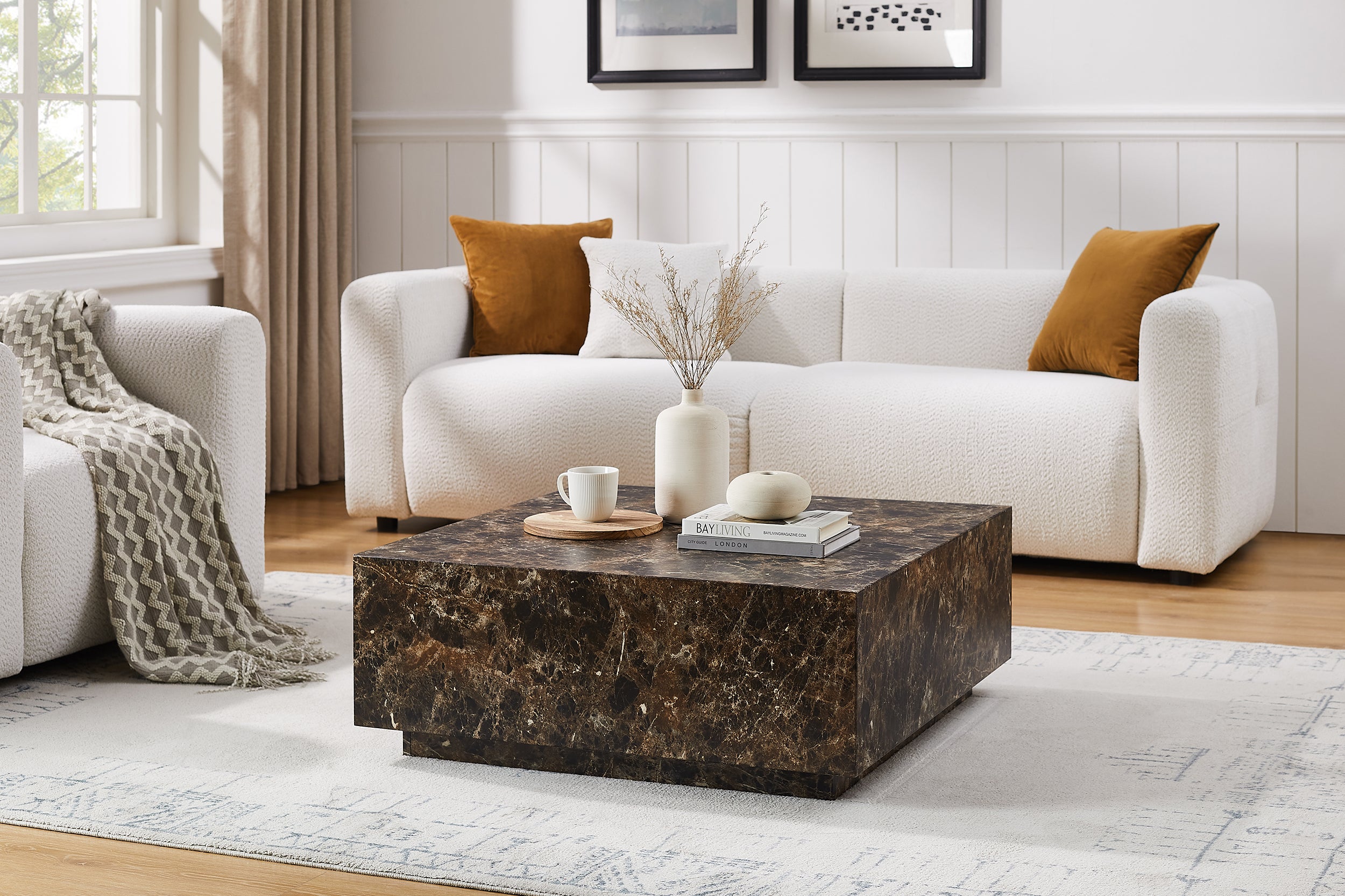 Sales Fever - Couchtisch Braun 90x90 cm