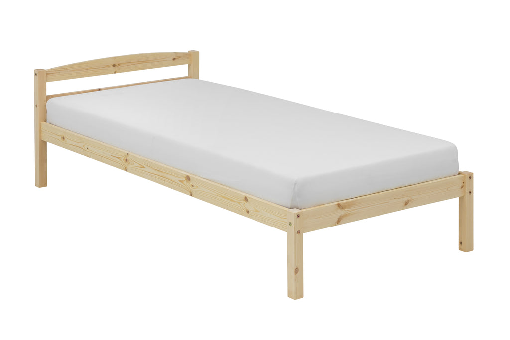 Möbilia - Bett 98x207x61 cm natur