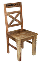 RUSTIC Stuhl, 2er-Set – Natur antik mit antikschwarzen Beschlägen – Bild 2