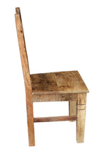 RUSTIC Stuhl, 2er-Set – Natur antik mit antikschwarzen Beschlägen – Bild 3