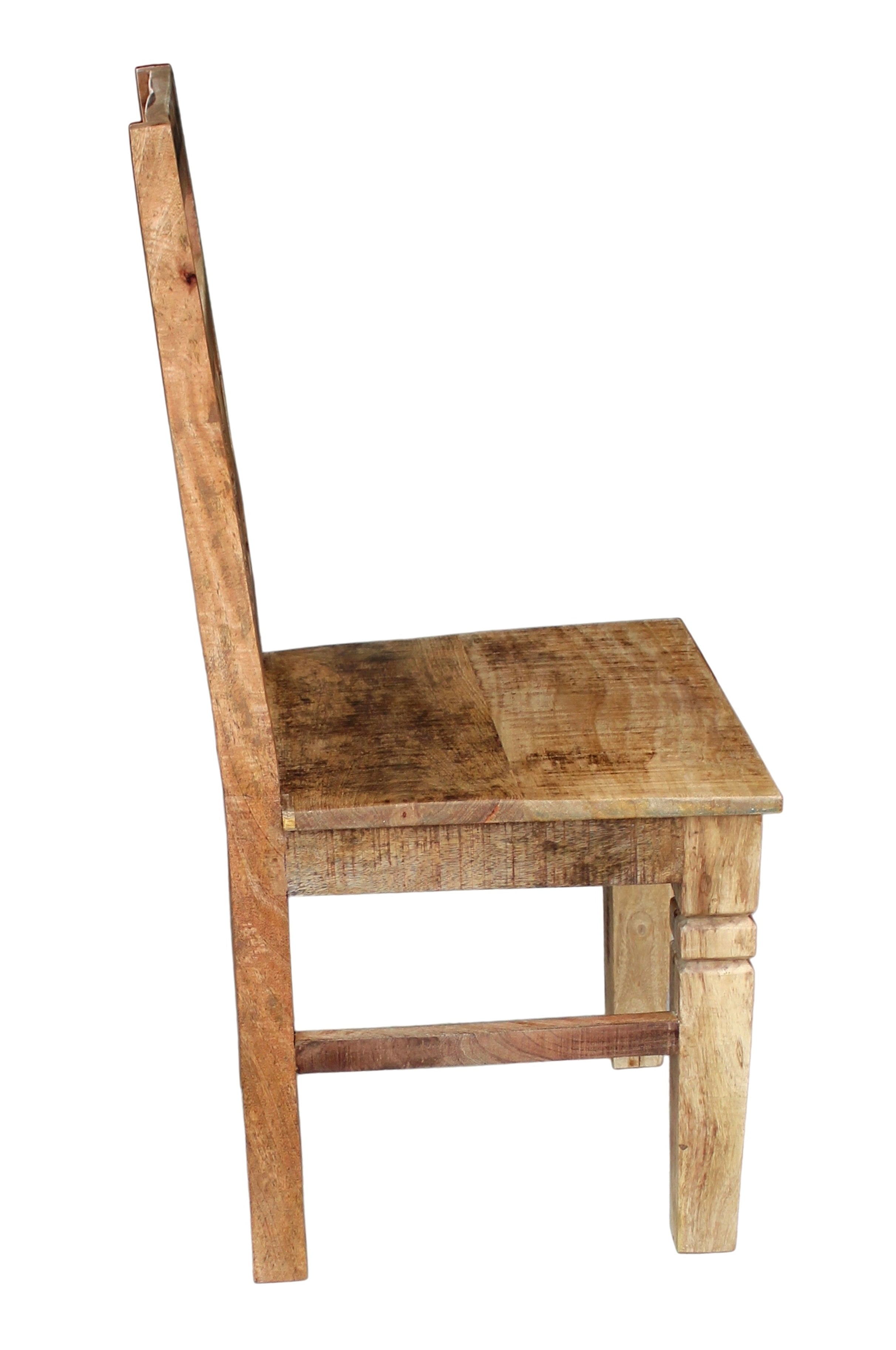 RUSTIC Stuhl, 2er-Set – Natur antik mit antikschwarzen Beschlägen – Bild 3