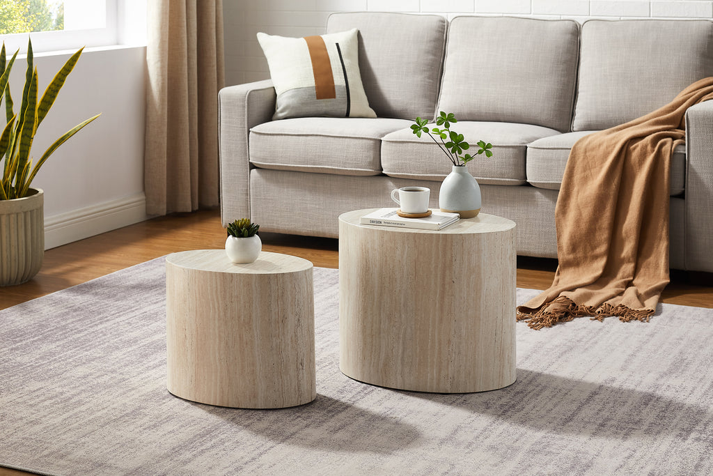 Sales Fever - Couchtisch 2er Set Travertin