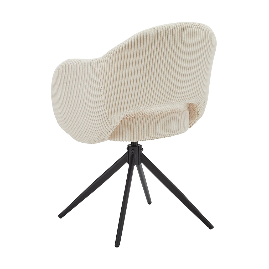 Sales Fever - Armlehnstuhl Cord-Optik Beige