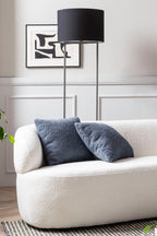 Sales Fever - Nierensofa 3-Sitzer Bouclé Stoff Weiß