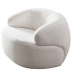 Sales Fever - Sessel Bouclé Stoff Weiß