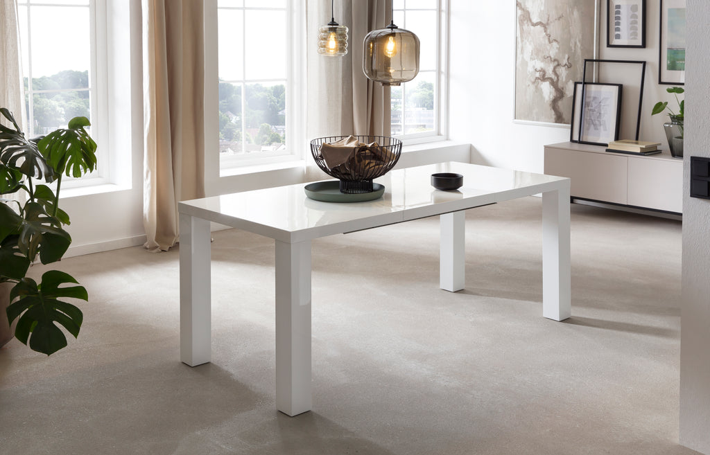 Sales Fever - Esstisch 120/180/240x80 cm weiß