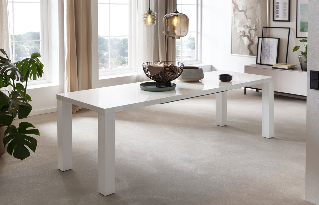 Sales Fever - Esstisch 120/180/240x80 cm weiß